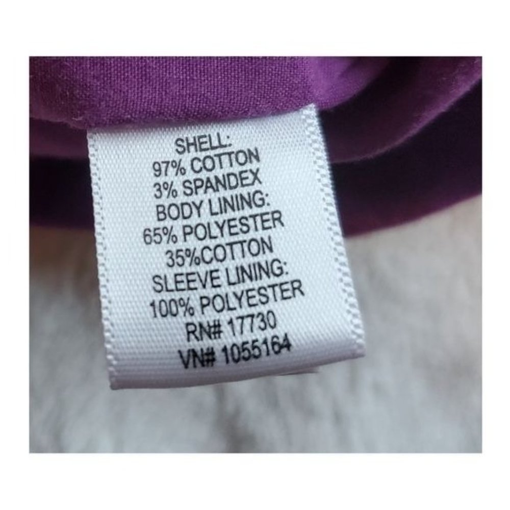 Isaac Mizrahi collab x target velvet blazer Y2K cotton blend - Picture 8 of 10